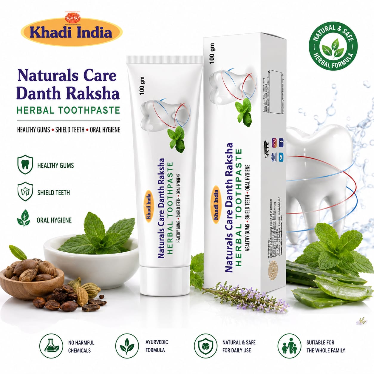 Naturals care Danth RAKSHA Tooth paste